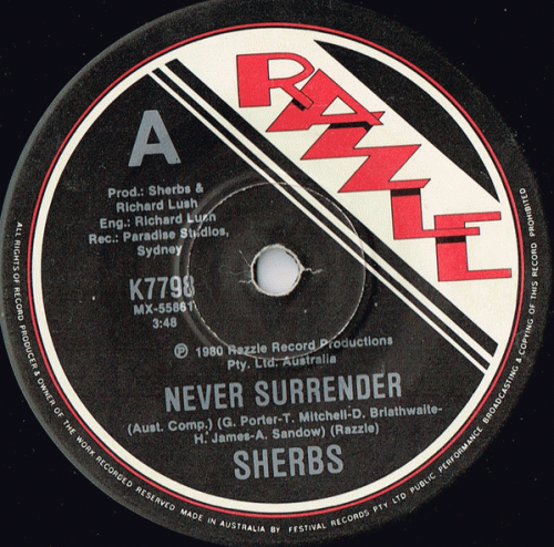 Sherbet : Never Surrender